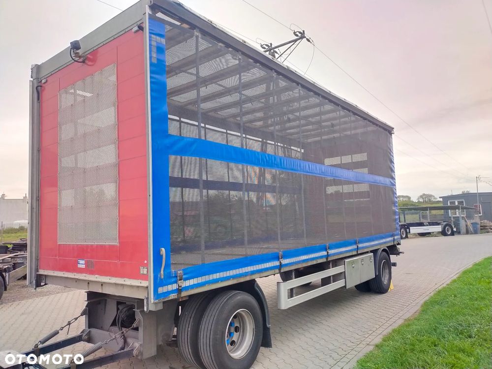 Ackermann Przyczepa do transportu drobiu cała ocynkowana firanka - 7