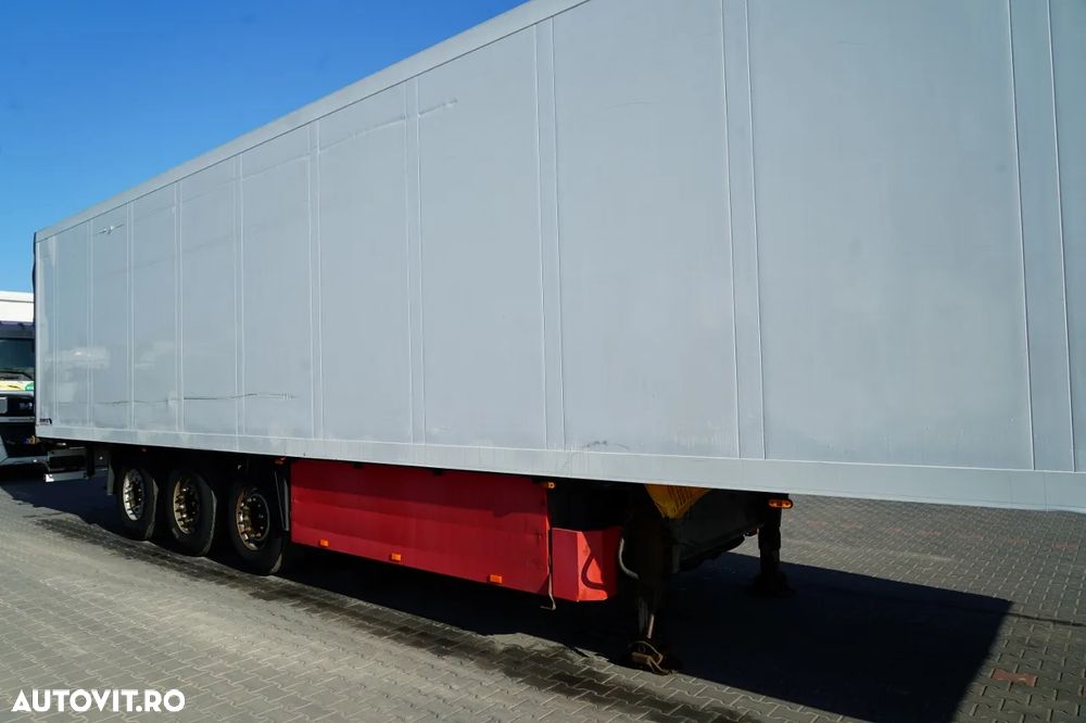 Schmitz Cargobull / REFRIGERAT / THERMO KING SL-400e / AXĂ RIDICATĂ / COȘ PENTRU PALEȚI - 9