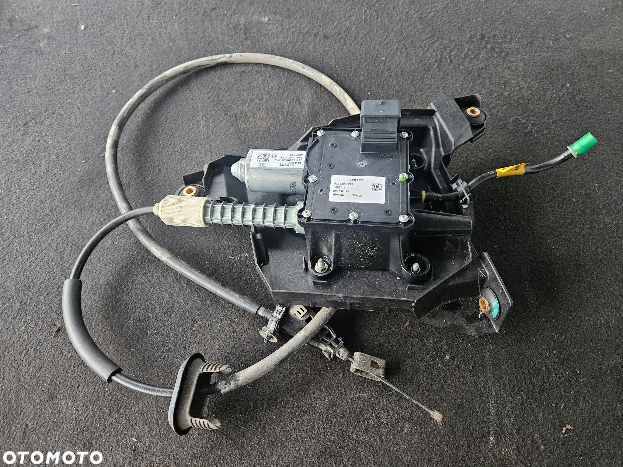 Hamulec ręczny elektryczny a2c53092224 9683024880 Citroen C4 Picasso - 1