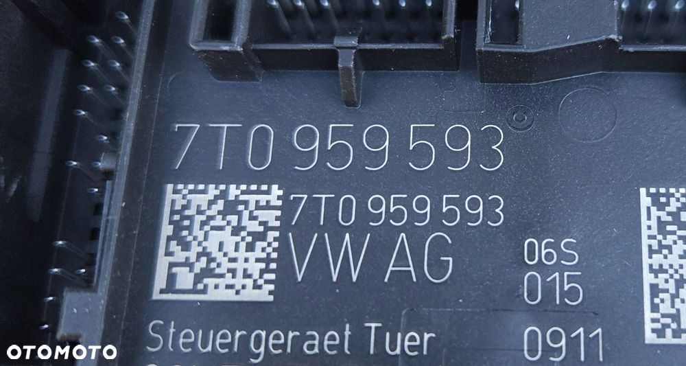 volkswagen multivan transporter t7 sterownik moduł drzwi 7t0959593 - 2