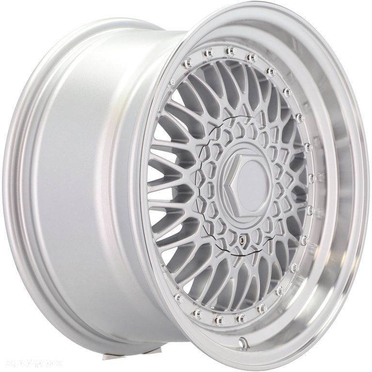 4x Felgi 16 HONDA Civic CRX MAZDA 323 MX3 MX5 VW Golf II m.in. do BMW E30 Styl BBS RS - BY479 (LU247 - 8