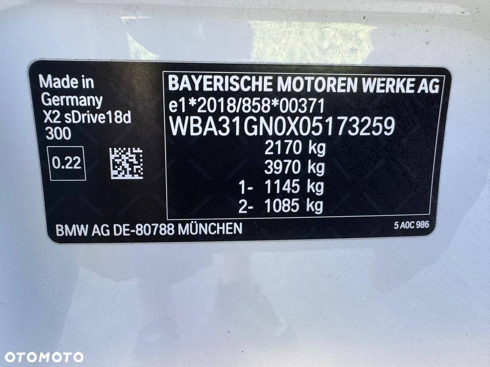 BMW X2 sDrive18d M Sport X sport - 37