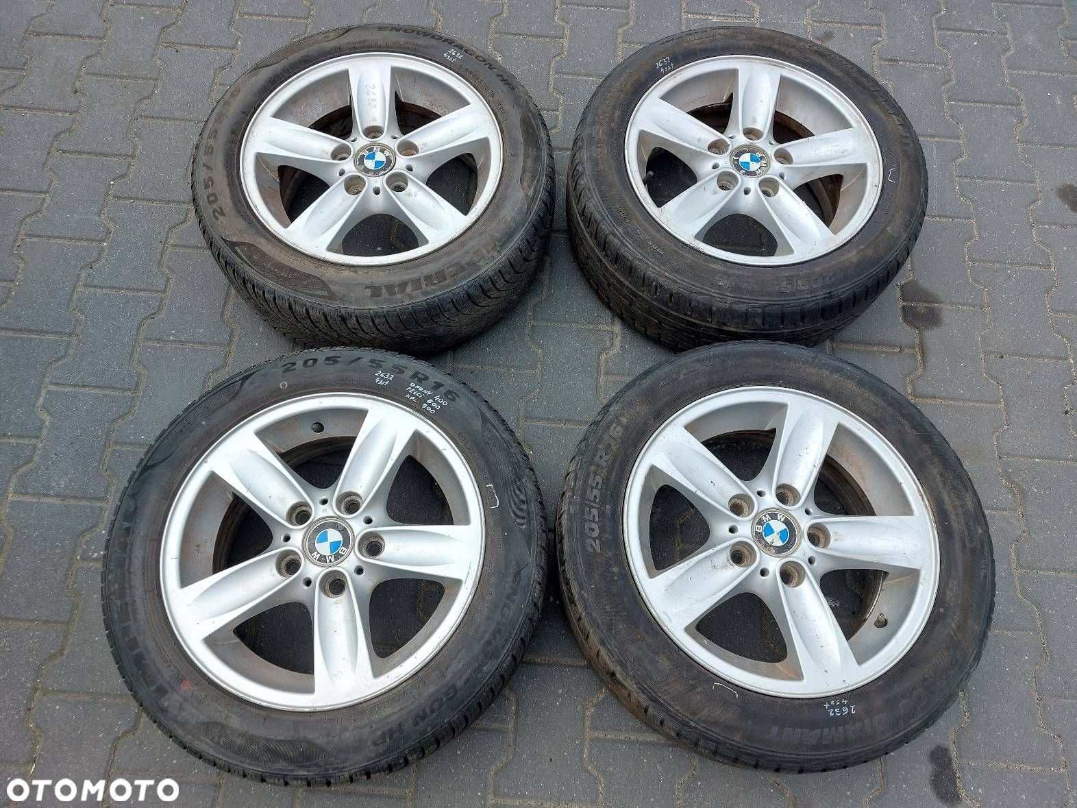 FELGI ALUMINIOWE 4 SZT 5x120 7Jx16 ET44 FI72,6 BMW E46 6769401 - 1