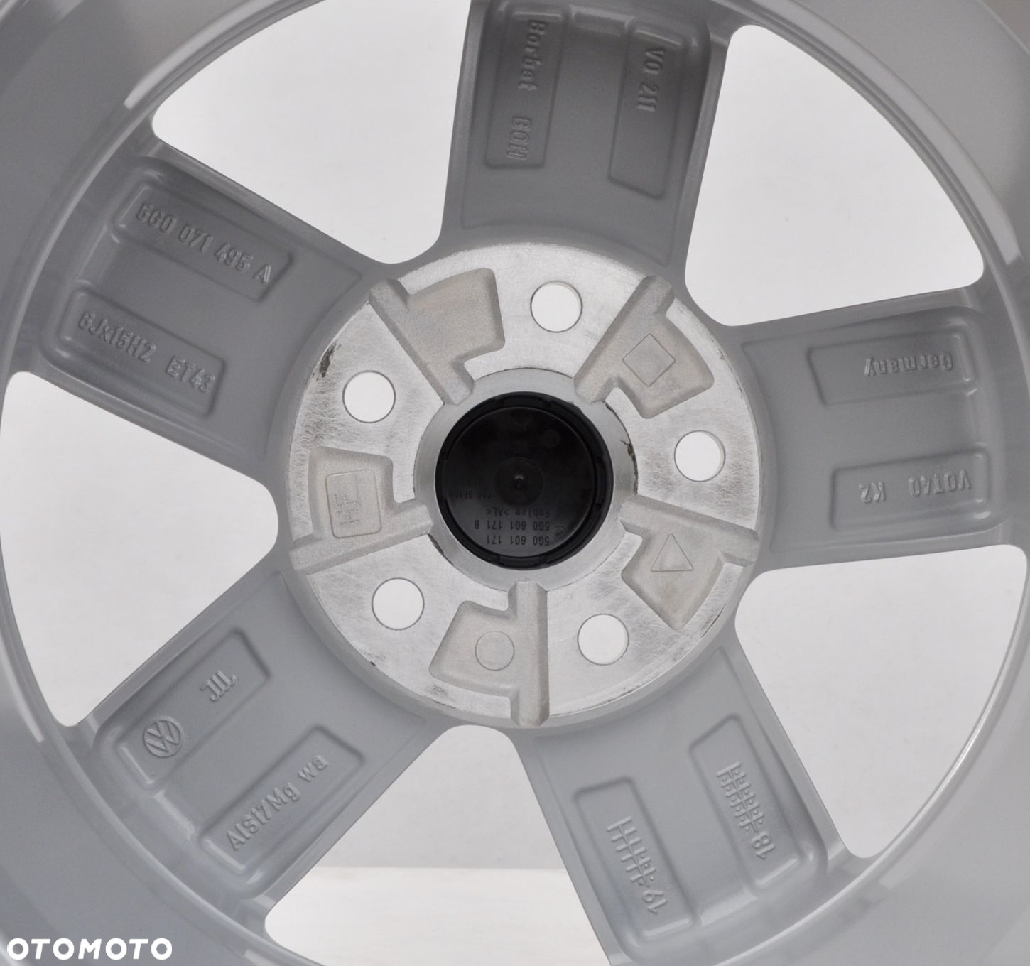 5g0071495a OEM FELGI Z MAŁĄ WADĄ 15 5x112 VW GOLF 5 6 7 TOURAN - 9