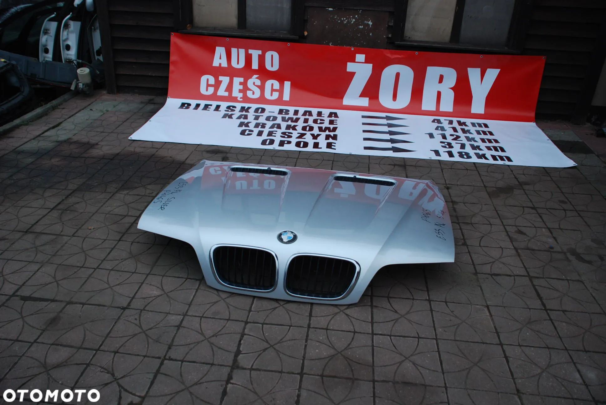 BMW E53 maska kolor silver nr A40465 WYSYŁKA - 1