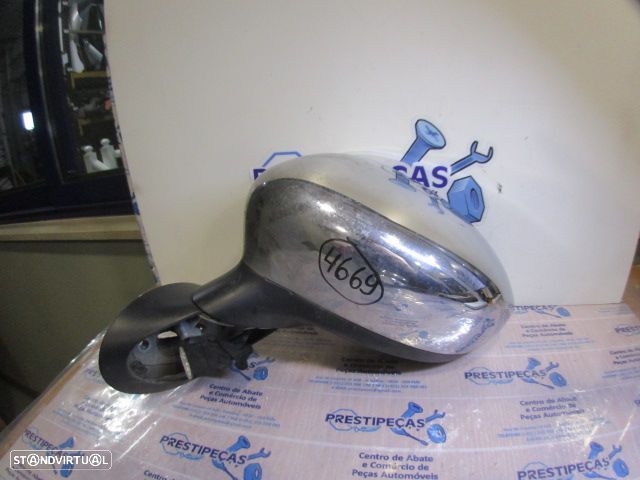 Espelho Esp4669 FIAT 500 2009 1.2I 69CV 3P CINZA ESQ ELETRICO 3 PINOS - 2