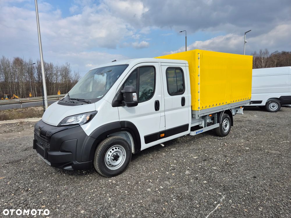 Peugeot Boxer Podwójna Kabina L3 2.2 140KM DOKA 7MIEJSC + Skrzynia z plandką !! OD RĘKI !! - 2