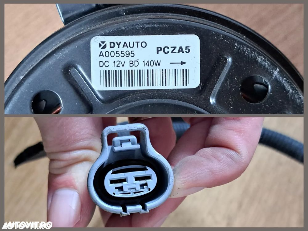 Motoras ventilator electric electroventilator GMW 12V BD 140W Hyundai i30 PD PDE gen 3 2018-2024 1.5i - 2