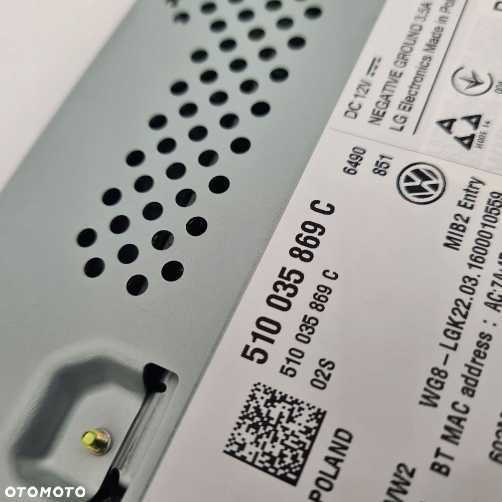 nowe org radio cd sd bluetooth vw golf sportsvan - 3