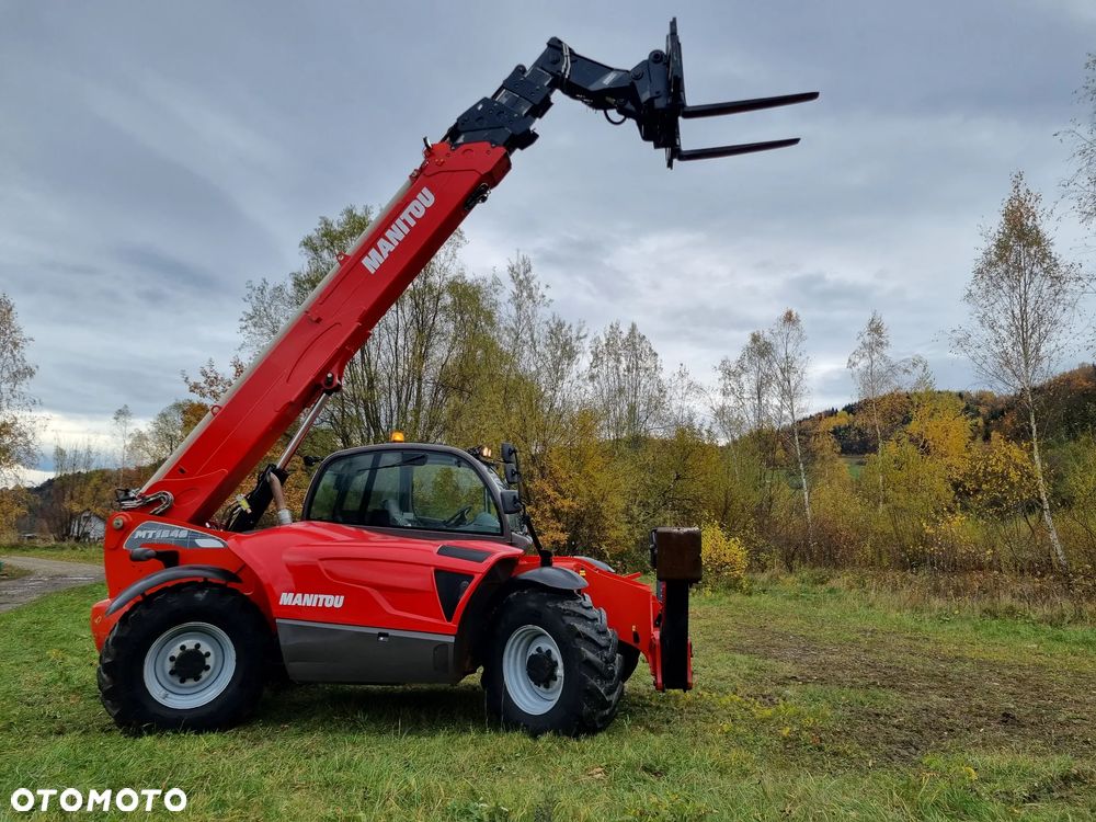 Manitou MT1840 Ładowarka Teleskopowa 18 metrów jak nowa z salonu Import Norwegia Rozsuwanie wideł Hydrauliczne. zmiana na łyżkę Hydra. ZERO LUZÓW Wycieków Maszyna z Gospodarstwa nie katowana - 3