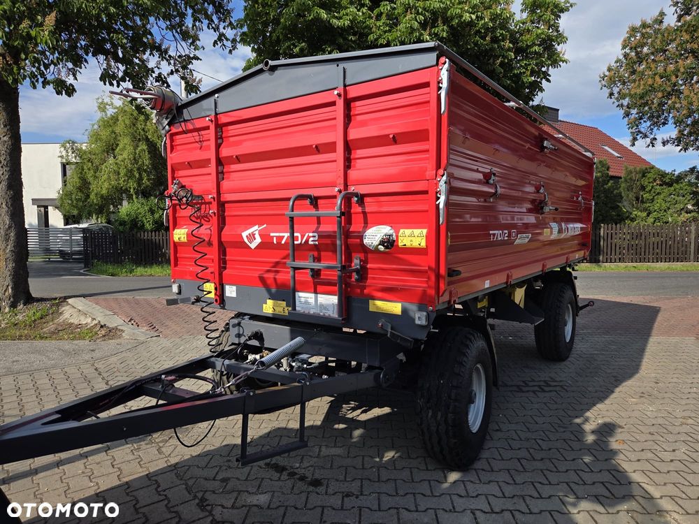 Metal-Fach T710/2 8T Plandeka Wywrot 3 strony Nowa - 16