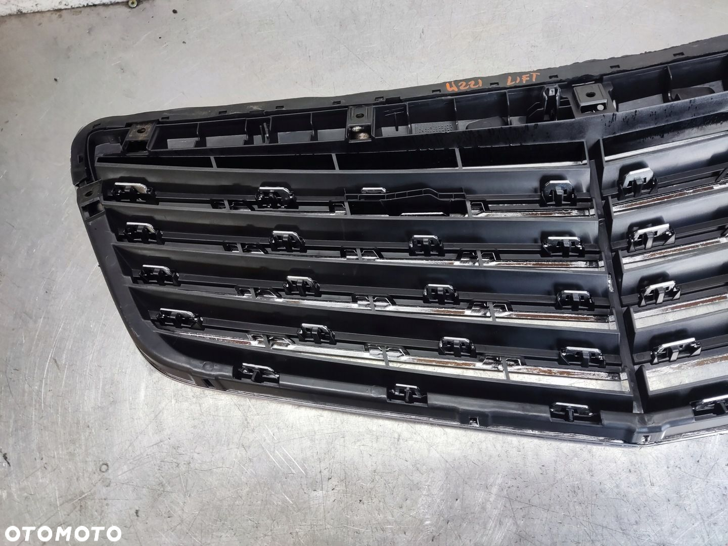 MERCEDES W221 LIFT S KLASA ATRAPA CHŁODNICY GRILL A2218800483 - 10