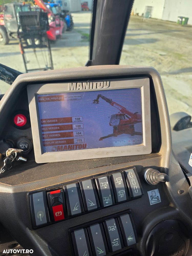 Manitou MRT2470+ rotativ roto incarcator telescopic manitou merlo jcb - 13