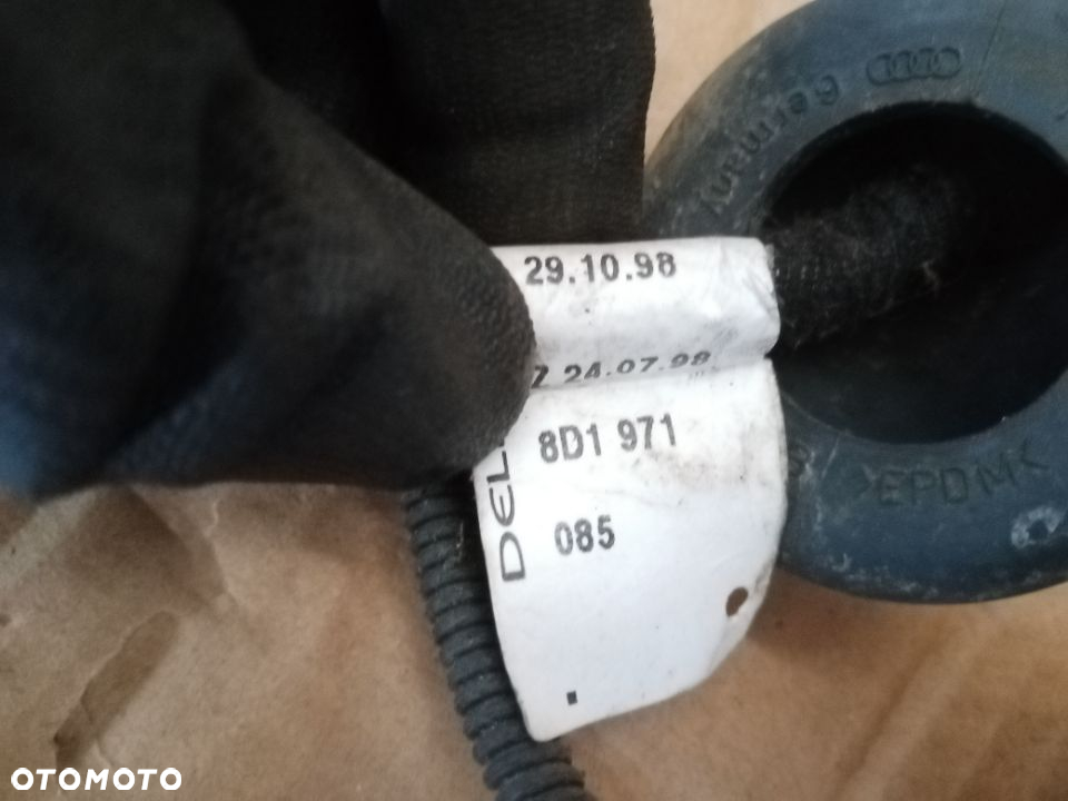 Wiązka instalacja zderzaka PDC czujniki tył Audi A4 B5 8D1971085 - 5