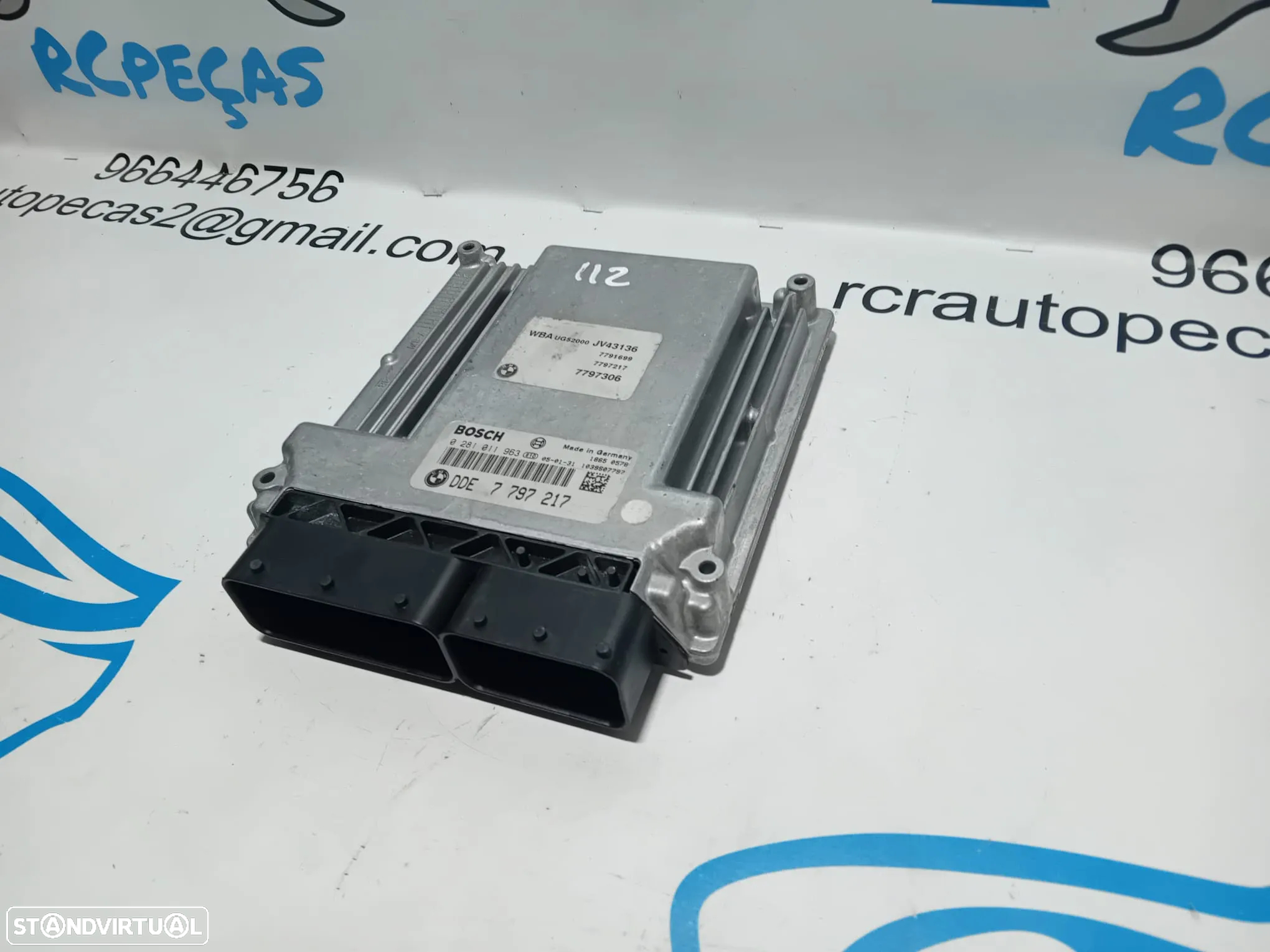 Centralina Bosch Original BMW M47 M47N2 M47N 7 7797 217 / 0 281 011 963 - 5