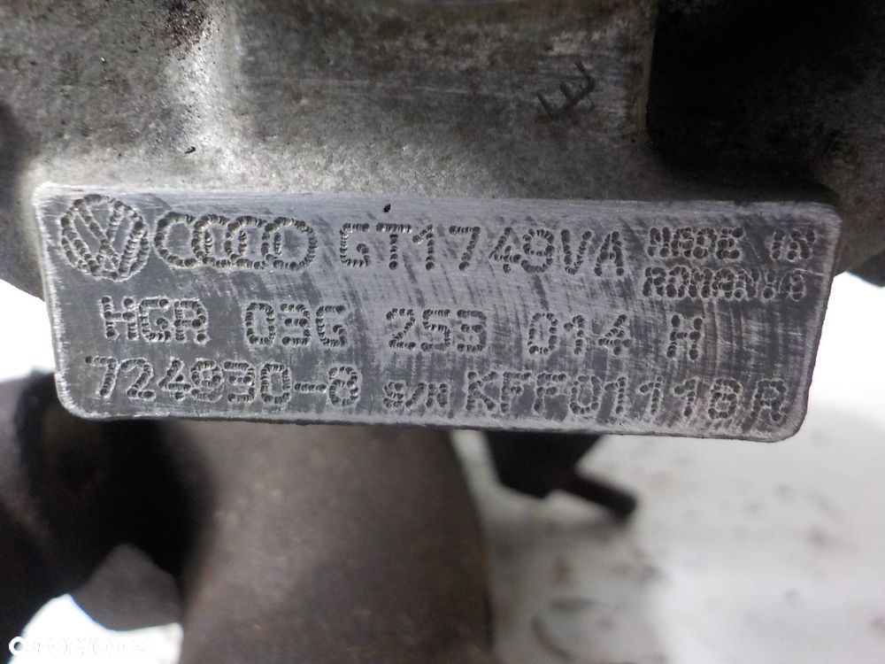 SKODA OCTAVIA II TURBOSPRĘŻARKA TURBINA 03G253014H - 8