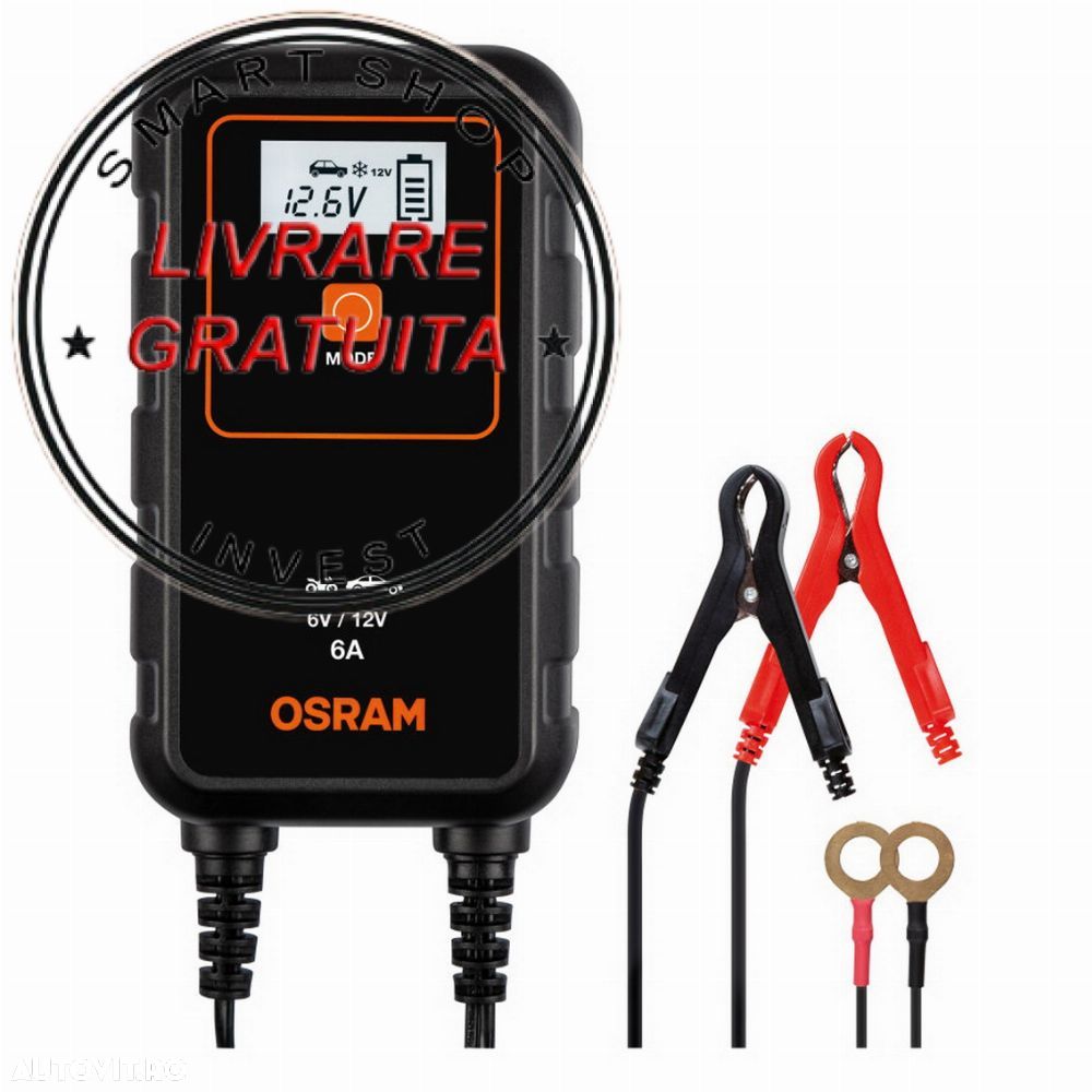 Redresor auto Osram BATTERYcharge 906 OEBCS906- livrare gratuita - 2
