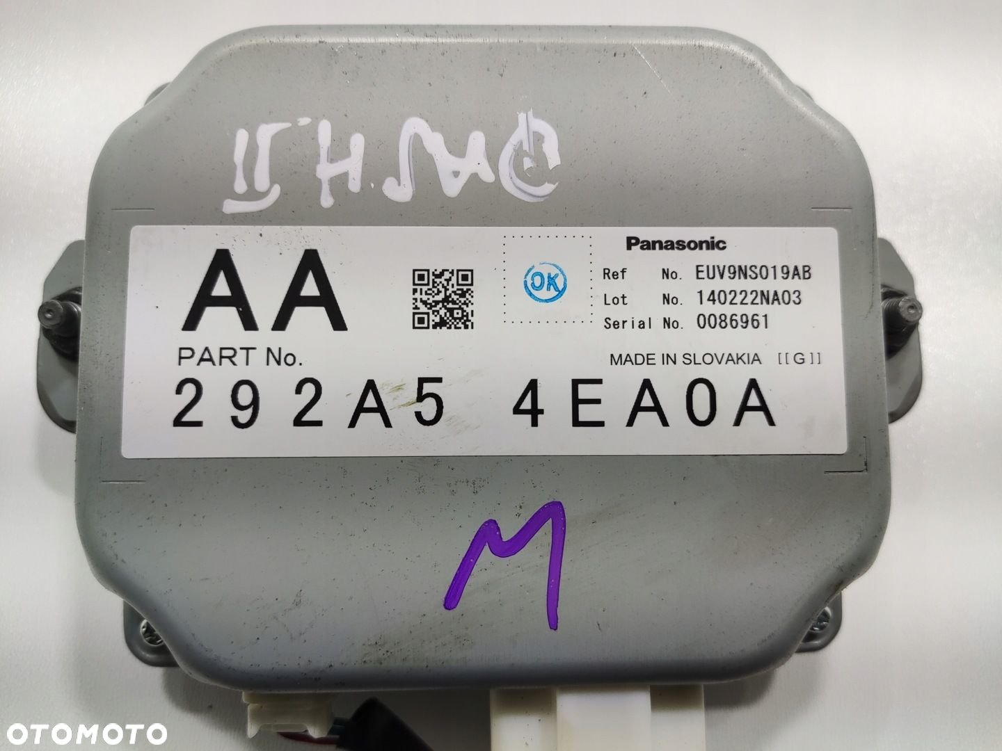 MODUŁ STEROWNIK KAMERY NISSAN QASHQAI II J11 2014-2016 292A5-4EA0A - 4