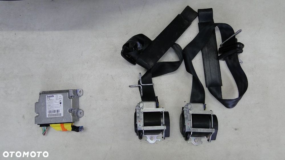 RENAULT LAGUNA III COUPE DESKA KONSOLA PODUSZKI PASY KOMPLET ORYGINAŁ - 8