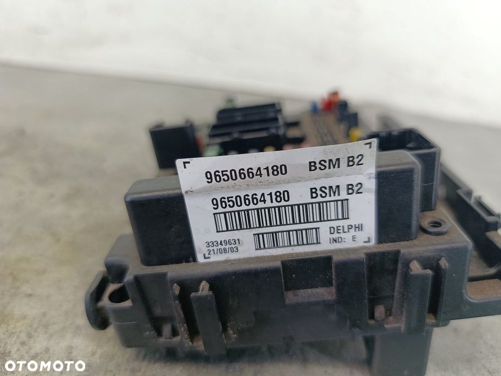 MODUŁ BSM PEUGEOT 307 9650664180 DELPHI 1.4 16V - 5