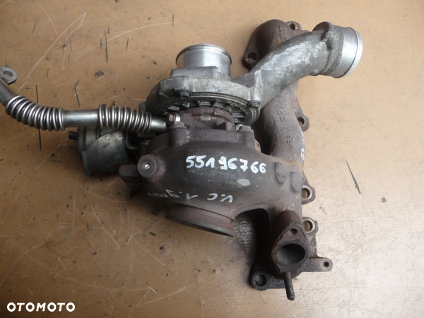 OPEL VECTRA C SIGNUM ZAFIRA B ASTRA H FIAT STILO CROMA 1.9 CDTI JTD 16V 150KM TURBINA TURBOSPRĘŻARKA 55196766