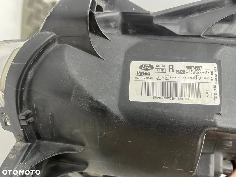 Lampa reflektor Ford S-Max MK2 Galaxy MK3 14-19r. PRAWA przednia H7 H15 soczewka em2b-13w029-af - 17