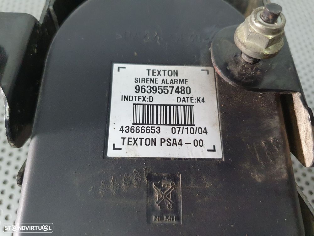 Sirene Alarme Peugeot 407 (6D_) - 2