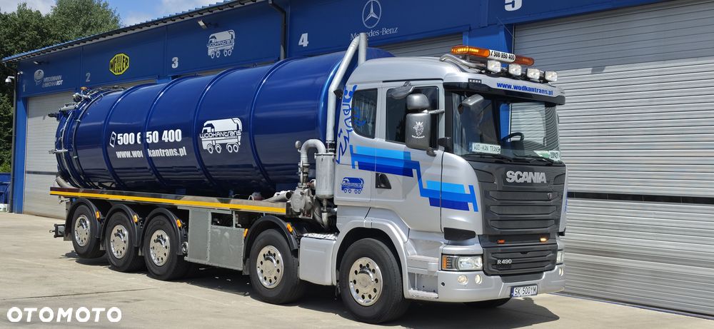 Scania R 490 10x4 asenizacyjny wuko cysterna zabudowa 2025r 32m3 - 1