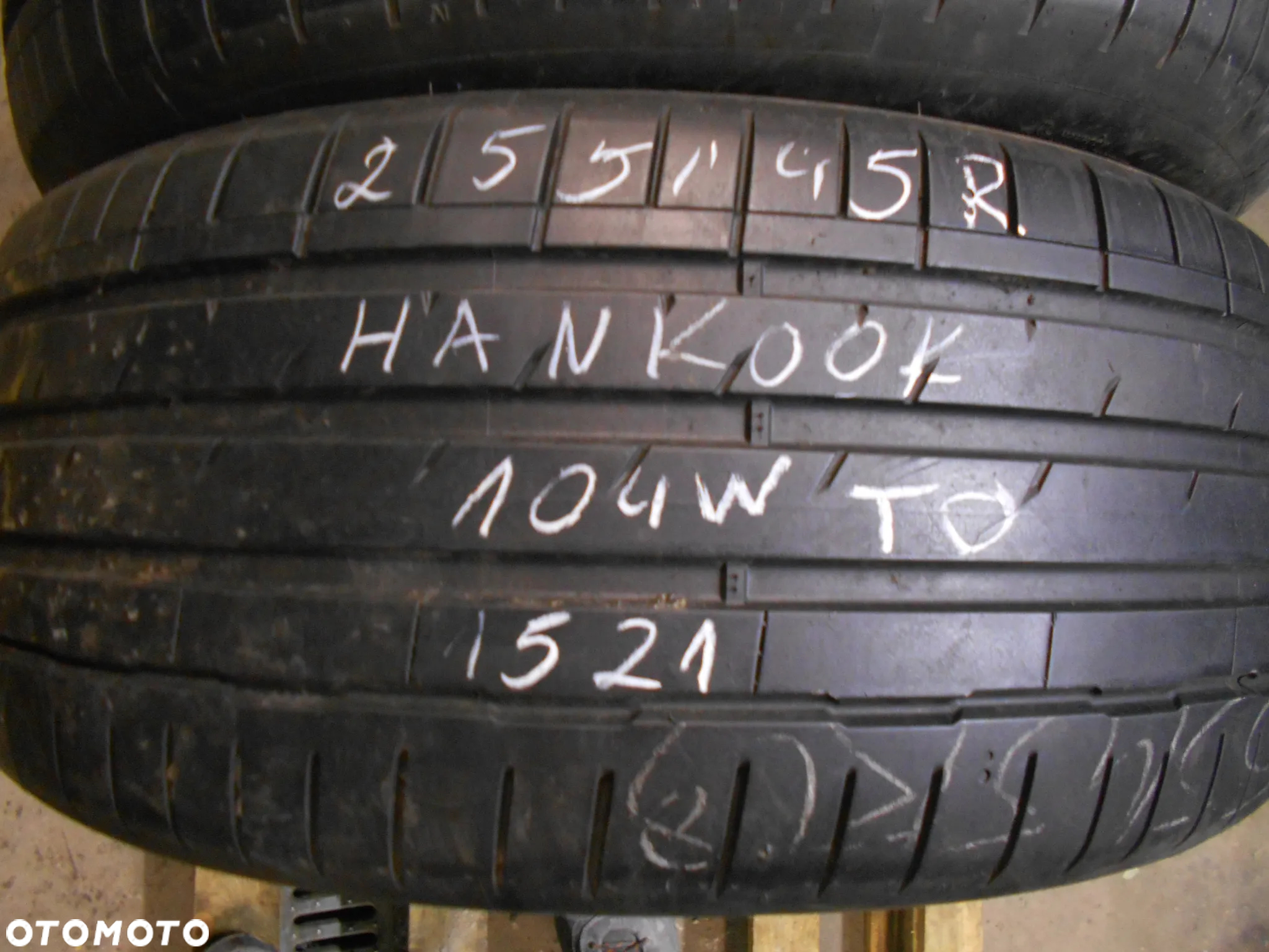 OPONY 255/45R19 HANKOOK VENTUS S1 EVO3 EV TO DOT 1521 8MM - 3