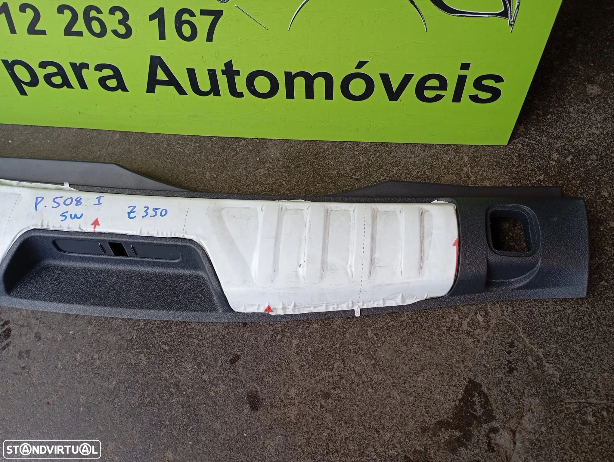 PEUGEOT 508 I SW PLASTICO TRAS MALA PARA CHOQUES - Z350 - 2