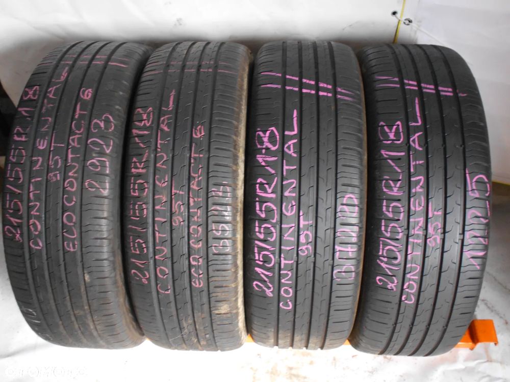 OPONY 215/55R18 CONTINENTAL ECO CONTACT 6 DOT 1225 / 2923 6.3MM