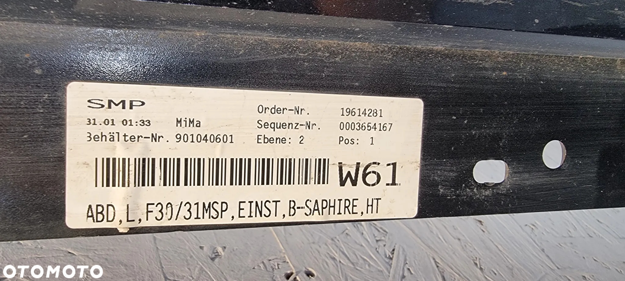 Próg lewy BMW 3 F30/31 M-PAKIET - 4