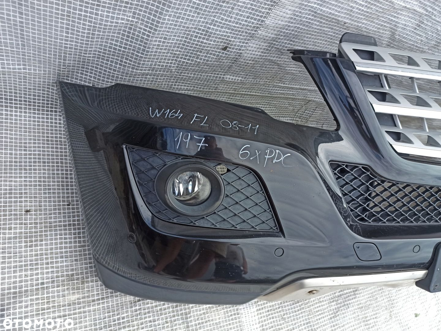 MERCEDES ML W164 LIFT 08-11 GRILL ATRAPA - 4