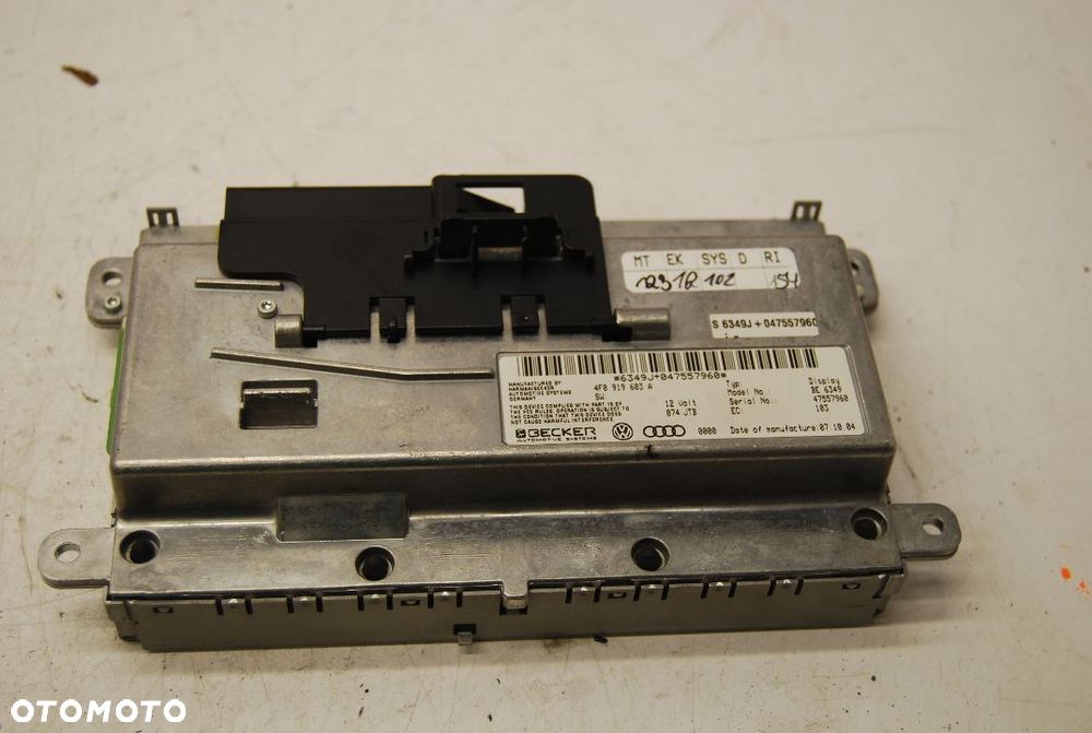 WYŚWIETLACZ MMI EKRAN 4F0919603A AUDI A6 C6 4F0919603B - 5