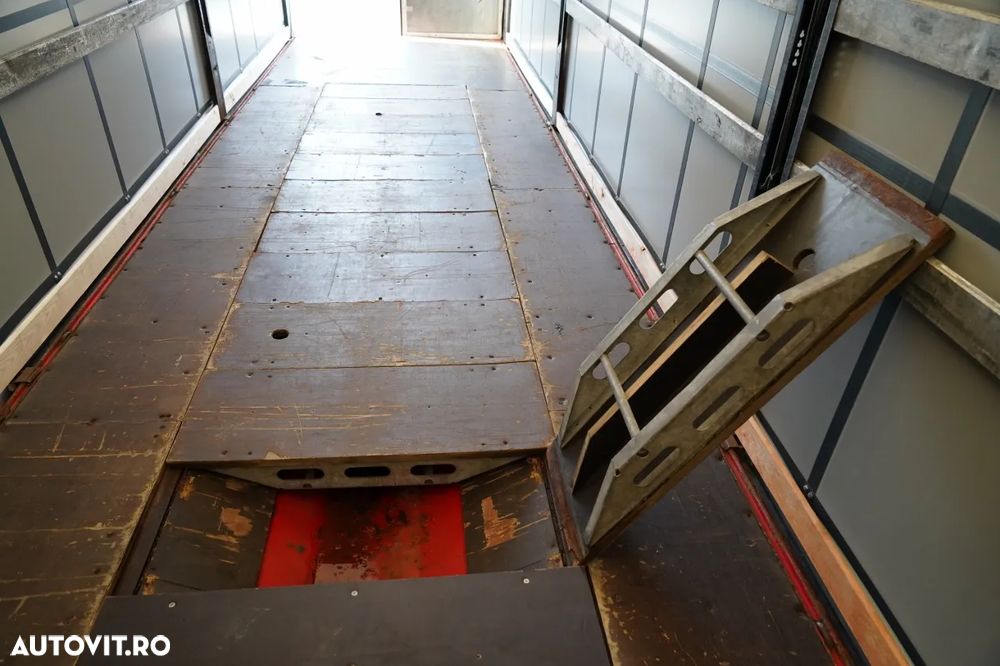 Fliegl MEGA CORTINĂ / REMORCA DIN OȚEL - 7 M / ACOPERIȘ CULISANT / PLATĂ JOSĂ - 20