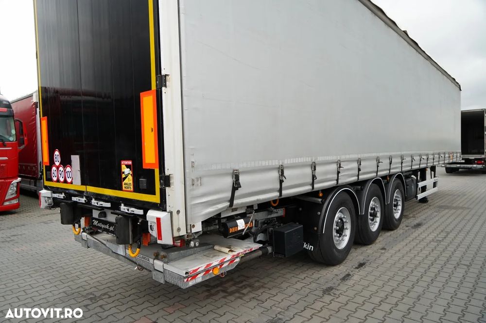 Fruehauf / CORTINĂ / STANDARD / ELEVATOR DHOLLANDIA 2.000 kg / PODEA PUTERNICĂ - 13