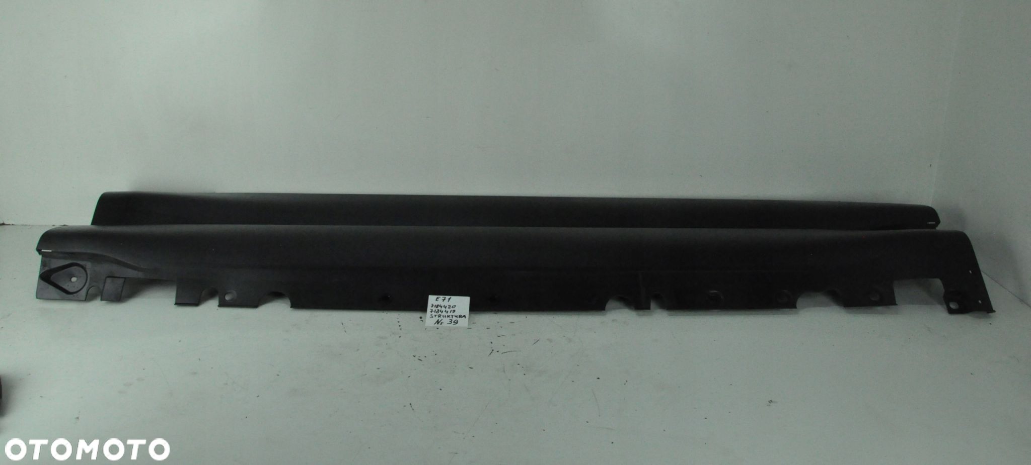 Bmw X6 E71 Listwa Progowa Struktura 7184419 7184420 Kpl Nr 39 - 1