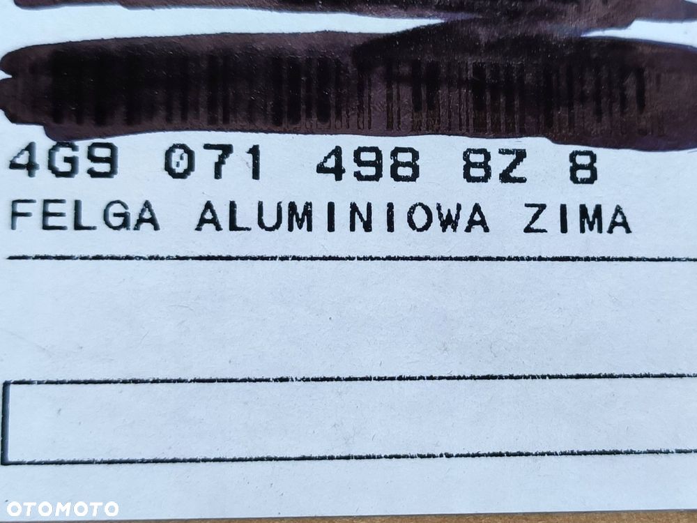 audi a6 c7 felga aluminiowa 18 cali 4g9071498 - 6