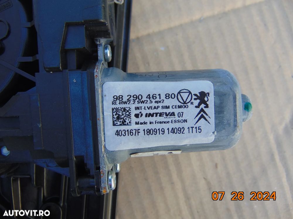 Macara geam Peugeot 208 dupa 2019 Opel Corsa F macarale fata spate stanga dreapta - 15