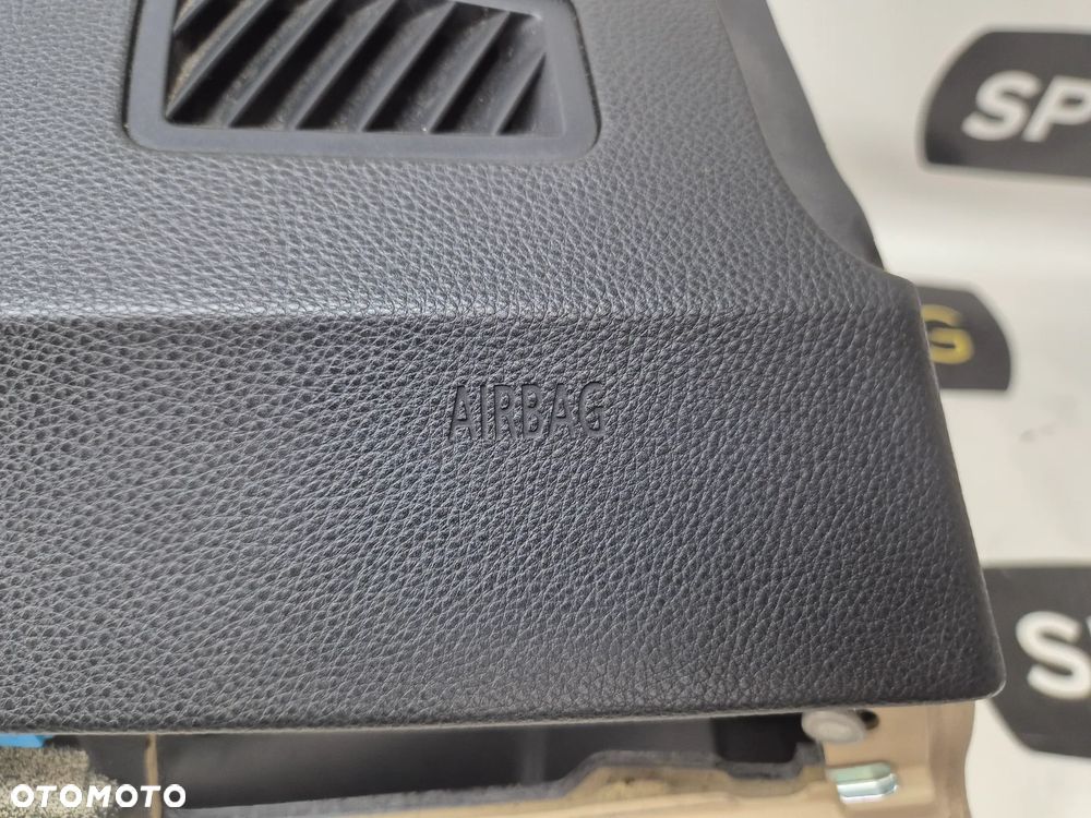 BMW E90 NAVI DESKA ROZDZIELCZA DÓŁ BEŻ KONSOLA KOKPIT PULPIT PODUSZKI AIRBAG AIR BAG NAPINACZE KIT SET - 5