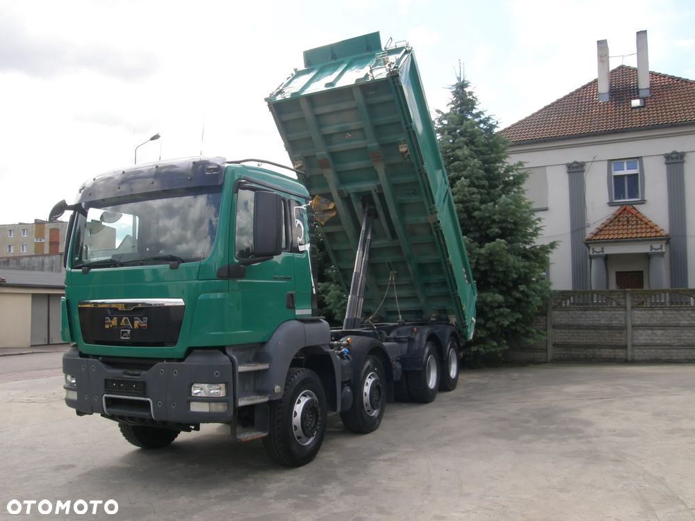 MAN TGS 35.440 8x4 2013rok manual wywrotka Meiller-Kipper z Niemiec - 36