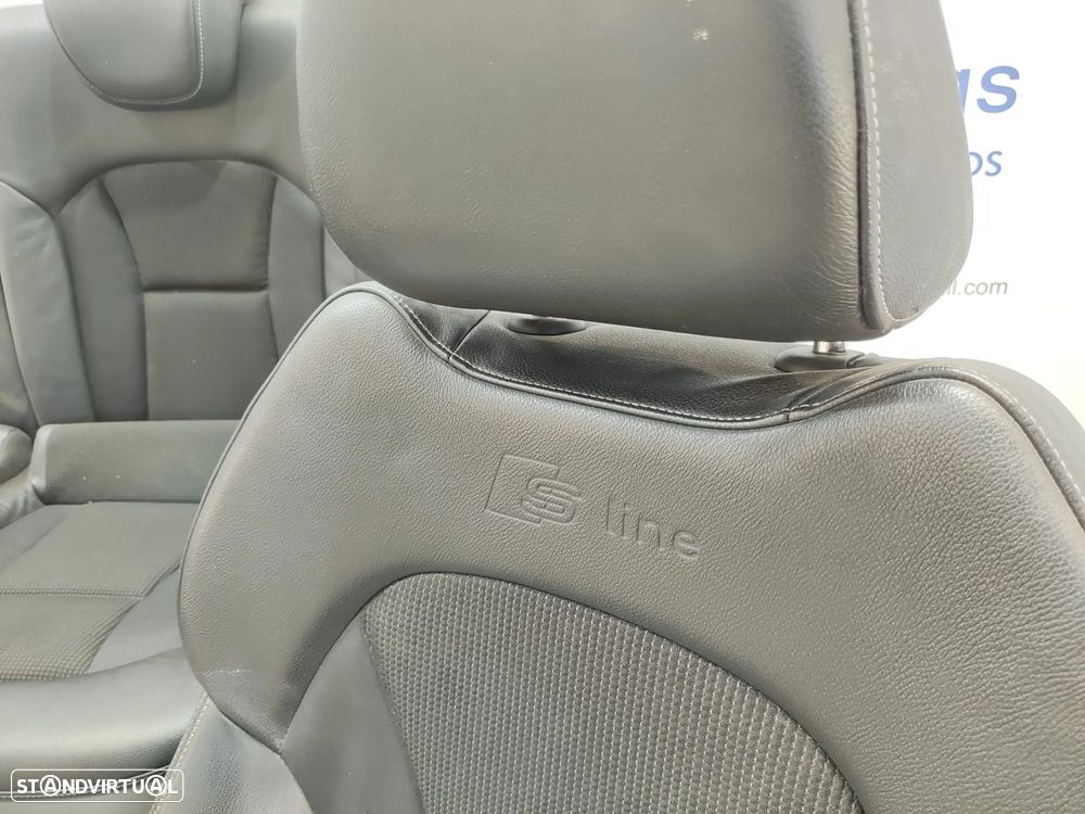 Conjunto Bancos em Pele Tecido Audi A1 8X S-Line S Line - 8