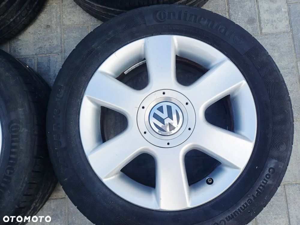FELIGI Z OPONAMI KOŁA ALUMINIOWE VW TOURAN I R16 5X112 ET50 57,1 mm OPONY CONTINENTAL 205/55 R16 LATO NR5 - 2