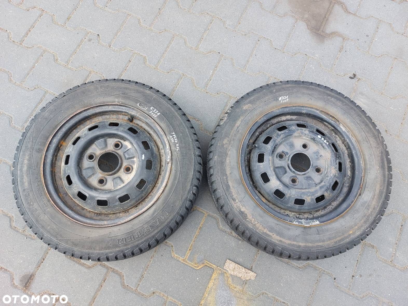 KOŁA FELGI OPONY ZIMOWE 2 SZT 4x114,3 4,5Jx13 155/70R13 DAEWOO MATIZ - 1