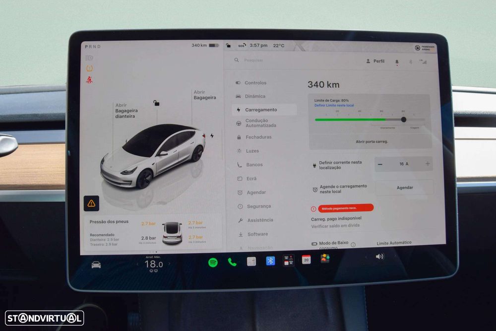 Tesla Model 3 Long Range Tração Integral Premium - 14
