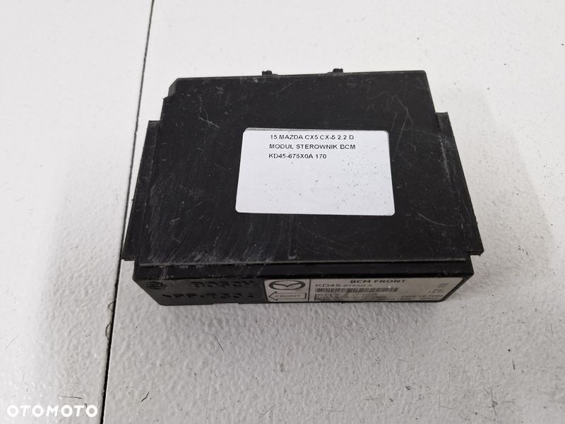 MAZDA CX5 CX-5 2.2 D MODUŁ STEROWNIK BCM KD45-675X0A - 1