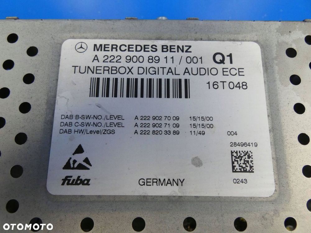 MERCEDES GLC W253 X253 W213 W205 W222 WZMACNIACZ RADIA - 3