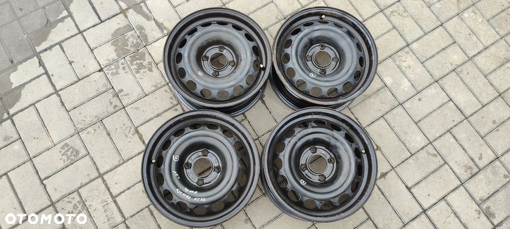 FELGI STALOWE 4x108 6Jx15 CALI ET32 OPEL CORSA F CITROEN PEUGEOT 9825102480 4 SZTUKI KOMPLET - 1
