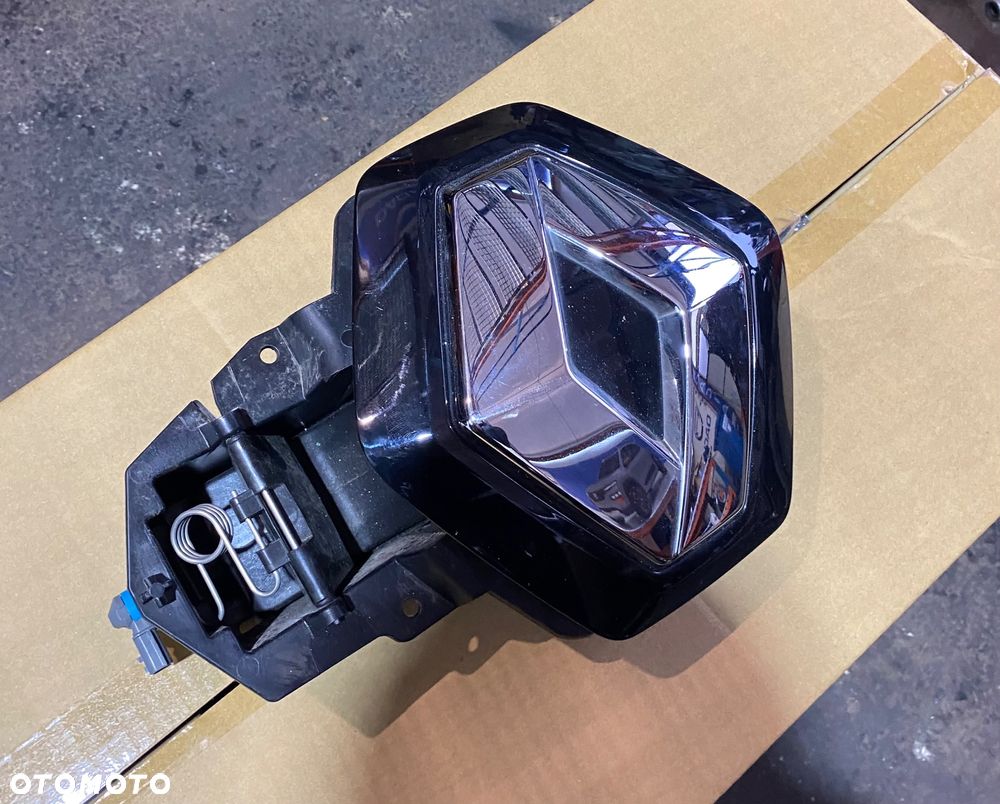 RENAULT ZOE KLAPKA GNIAZDO GRILLA ATRAPY ŁADOWARKI NAKŁADKA ZNACZEK EMBLEMAT LOGO CHROM GRILL ATRAPA KLAPA ŁADOWARKI - 10