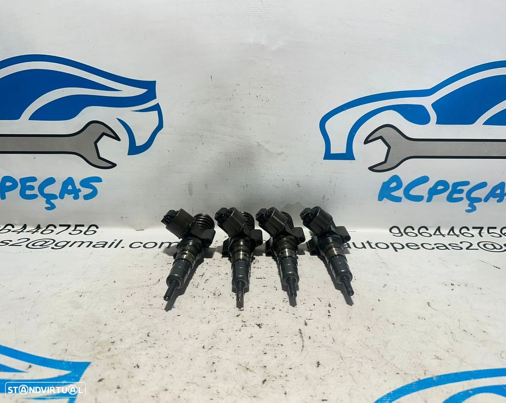 .Conjunto 4 injetores BM PD 1.9 TDi Bosch VW Volkswagen Audi Seat Skoda 0414720215 038130073AG - 1